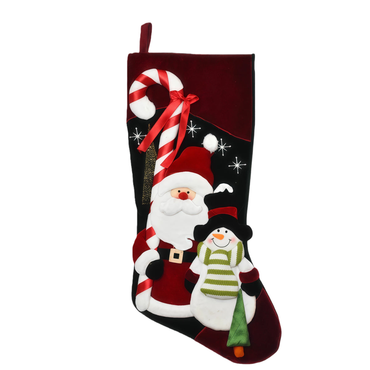 Christmas Stocking Personalized Name Customized Family Xmas Stocking Fireplace Christmas Decorations 18''