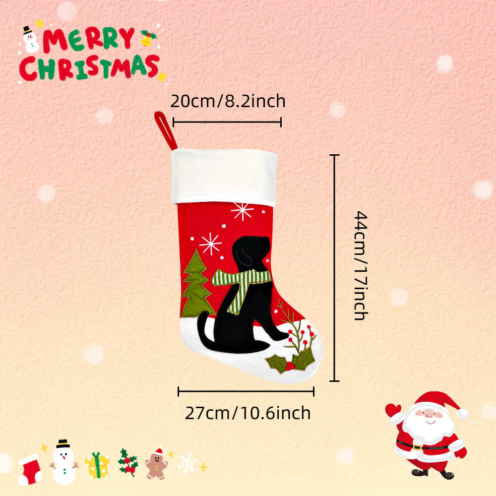 Customized Christmas Stockings with Personalized Embroidered Name 17''