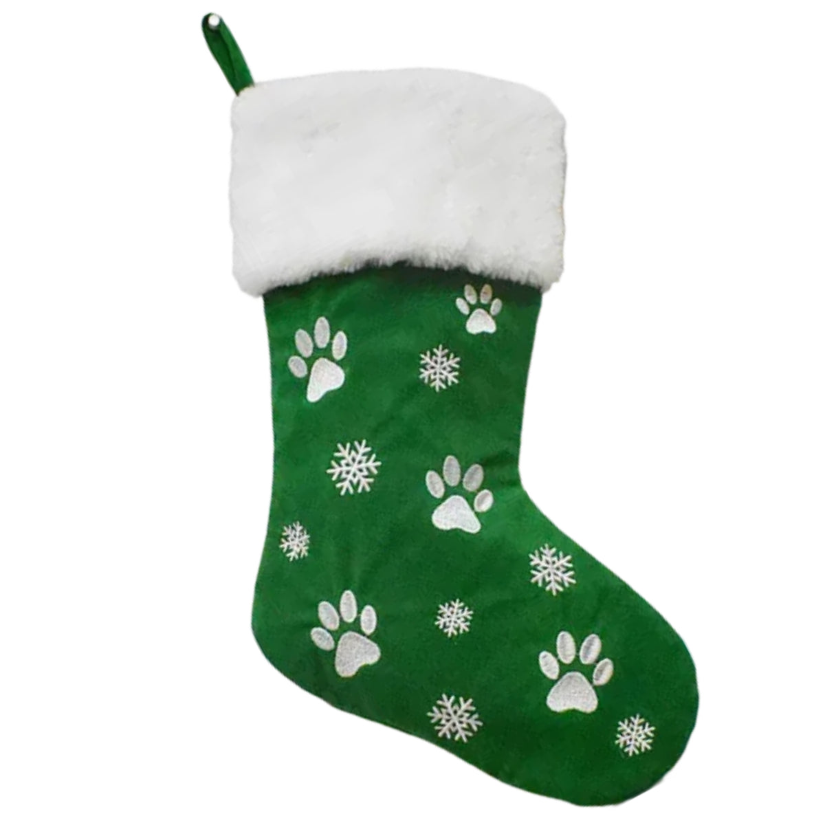 Personalized Velvet Christmas Stockings with Custom Embroidered Name for Gifts 18''
