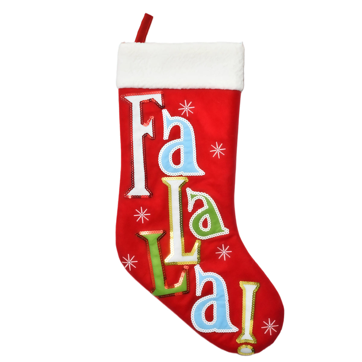 Personalized Christmas Stocking with Letters Customized Embroidered Name Xmas Stocking Large Hanging Fireplace Stocking Home Holiday Decorations Gifts for Family Red 18 Inches