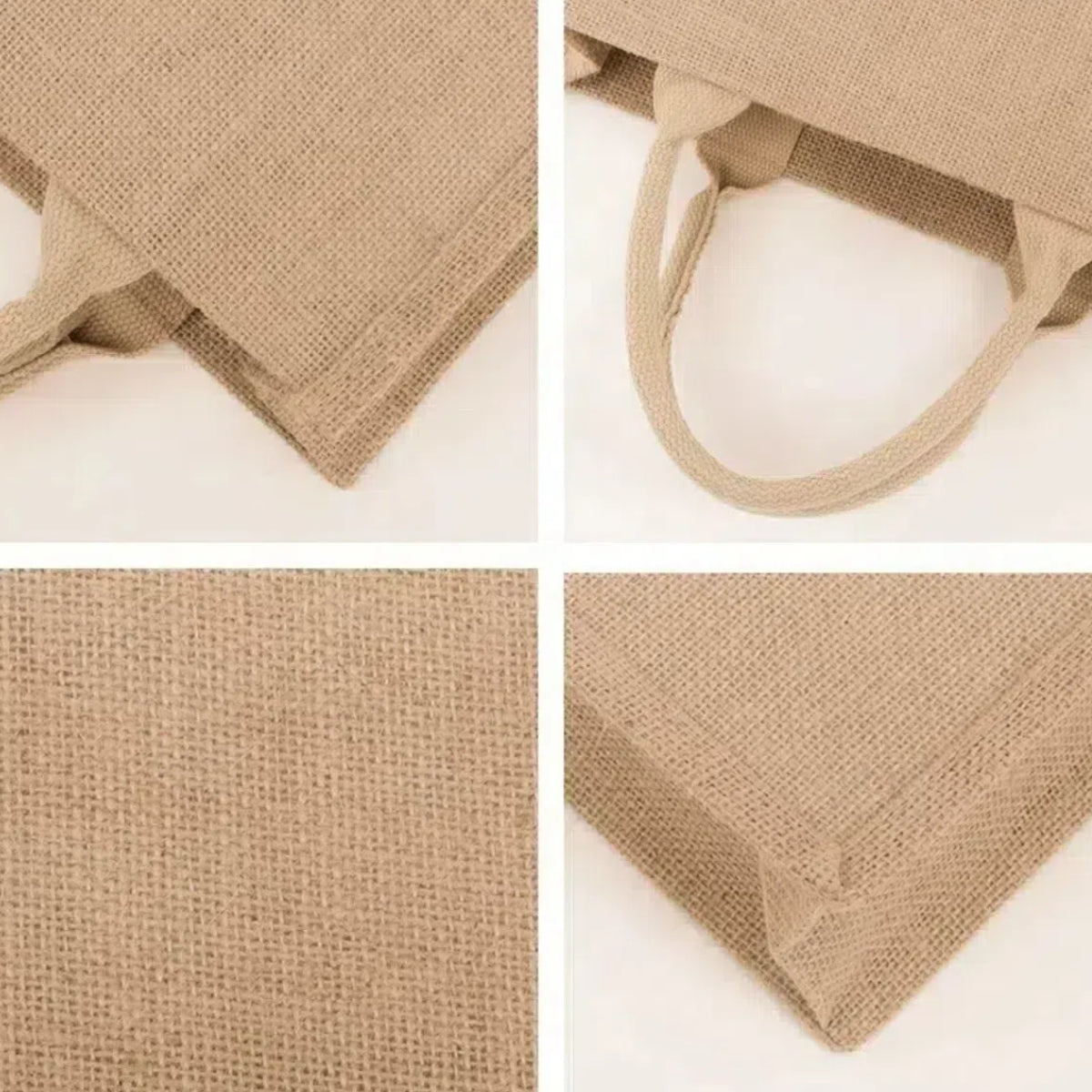 Custom Burlap Tote Personalized Bridesmaid Jute Gifts Bag with Embroidered Name