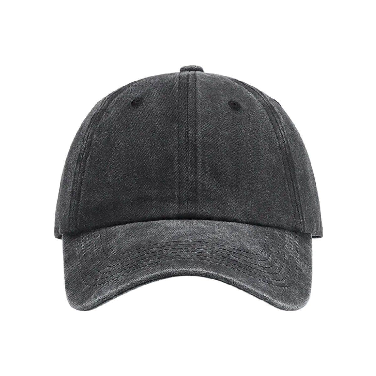 Personalized Hat with Custom Embroidered Name Vintage Washed Baseball Hat Black