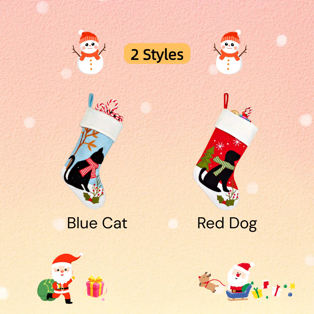 Customized Christmas Stockings with Personalized Embroidered Name 17''