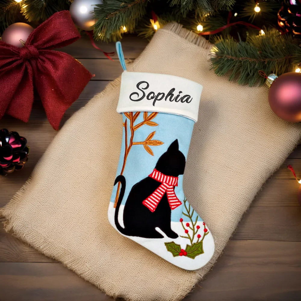 Customized Christmas Stockings with Personalized Embroidered Name 17''