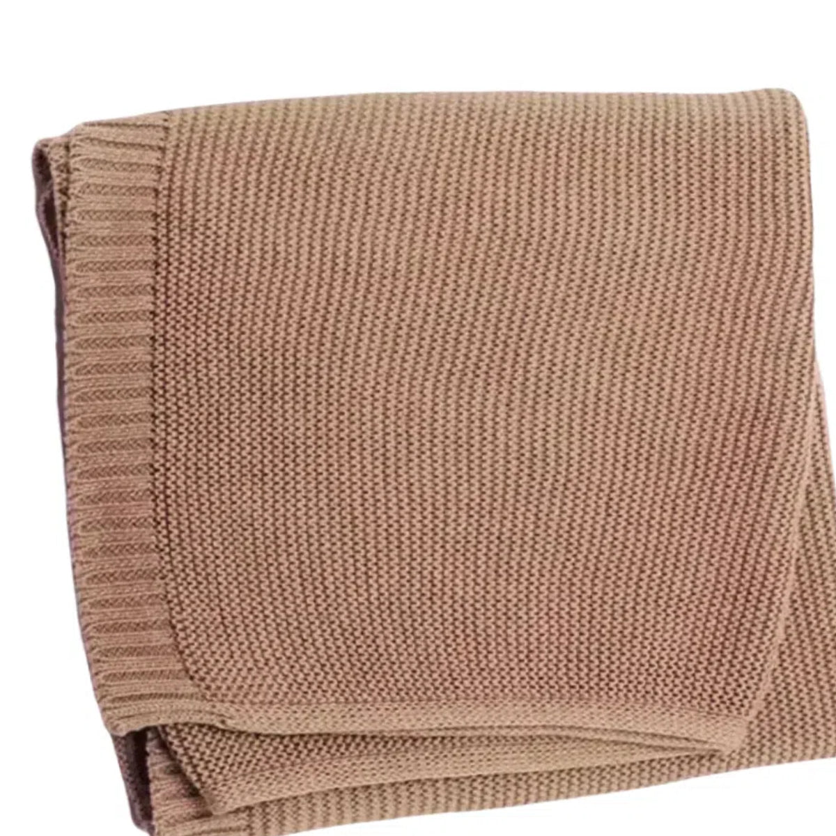 Personalized Knitted Baby Blanket with Customized Embroidery Name 39.37'' x 31.5''