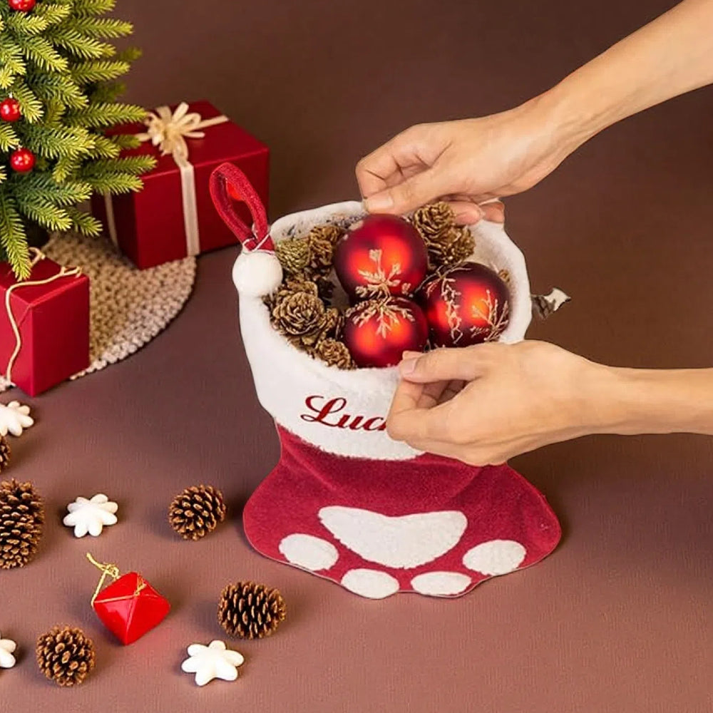Personalized Christmas Stockings Custom Xmas Stocking with Embroidery Name