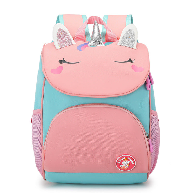 Kids Girls Personalized Backpack Custom Schoolbag with Embroidered Name