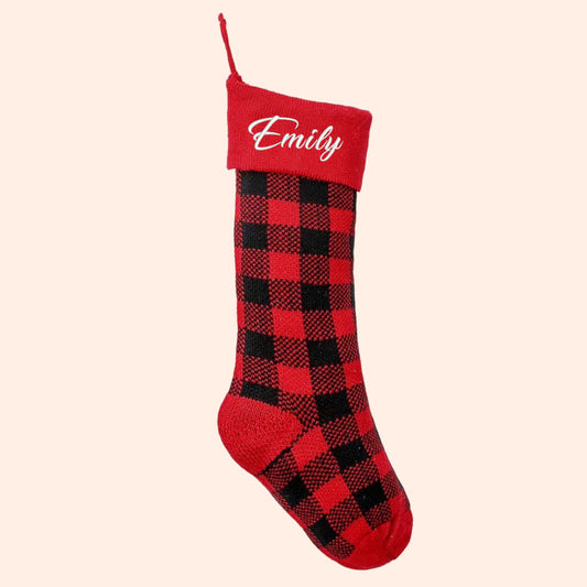 Personalized Christmas Stockings with Embroidered Name Custom Xmas Stockings